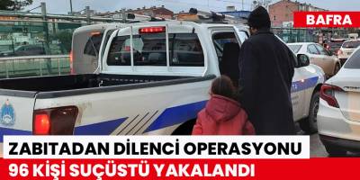 Zabıtadan dilenci operasyonu