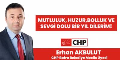 Erhan AKBULUT'tan Yeni Yıl Mesajı