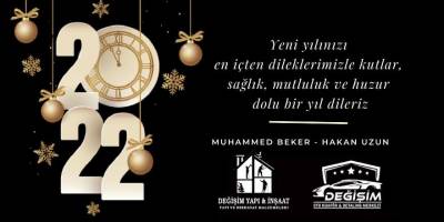 Değişim Yapı'dan Yeni Yıl Mesajı