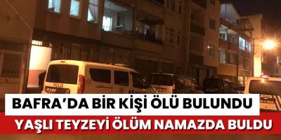 Ölüm namazda buldu