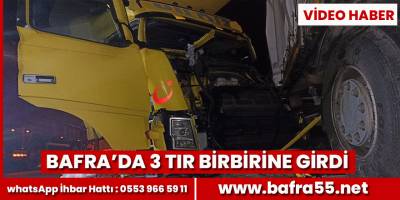 Bafra Yakıntaş mevkiinde kaza