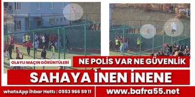 Samsun Amatör Lig Maçında kavga