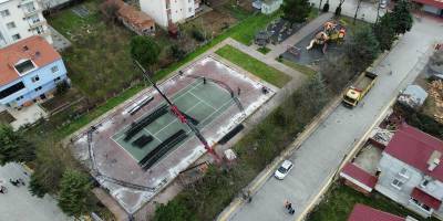 19 Mayıs'da  kapalı tenis kortu için çalışmalar başladı