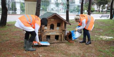 Sokak hayvanlarına 9 ton mama desteği