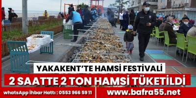 Yakakent’te Hamsi Festivali