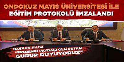 Ondokuz Mayıs Üniversitesi İle Eğitim Protokolü İmzalandı