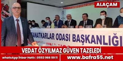 Vedat Özyılmaz Güven Tazeledi