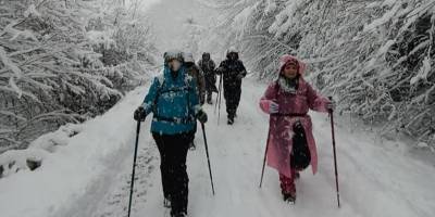 Alaçam Doğa Sporları Kulübü'nün kar mesaisi