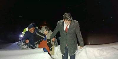 Sinop’ta mahsur kalan vatandaşlar kurtarıldı