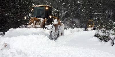 Sinop’ta kar esareti azalıyor