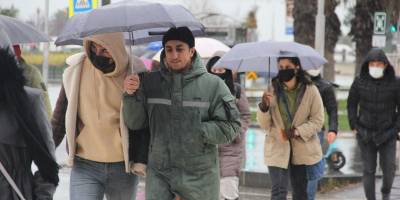 Samsun soğuk ve yağışlı havanın etkisine girdi