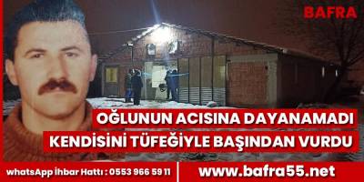 Bafra'da 53 yaşındaki şahıs intihar etti