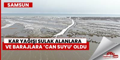 Kar Yağışı Samsuna ''Can Suyu ''Oldu