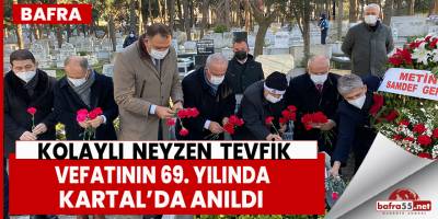 Kolaylı Neyzen Tevfik vefatının 69. Yılında anıldı