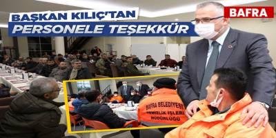 Kılıç;"Hepimizin tek amacı var O da Bafra