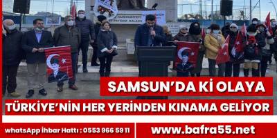 Samsun’daki Atatürk Heykeli’ne saldırı Büyükçekmece'de kınandı