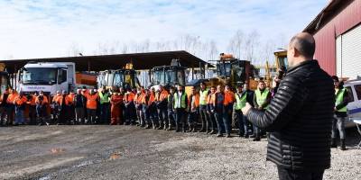 Başkan Kılıç’tan 154 personele ‘kar’ teşekkürü