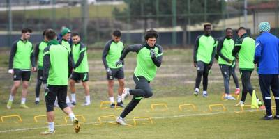 Bursaspor, Samsunspor maçının taktik antrenmanını yaptı