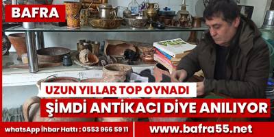 Yeşil sahalardan antikacı dükkanına