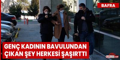 Genç kadının bavulundan 5 tabanca çıktı