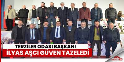 Bafra Terziler Odası Başkanı İlyas Aşcı Güven Tazeledi