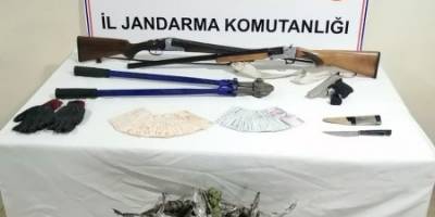 Sinop’ta kablo hırsızları yakalandı
