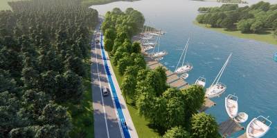 Hamsilos’a bisiklet ve yaya yolu