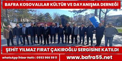 Kosovalılar Ülkücü Şehit Yılmaz Fırat Çakıroğlu sergisine katıldı