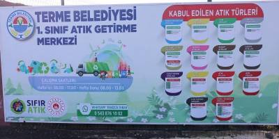 Terme Atık Getirme Merkezi için bakanlık onayı