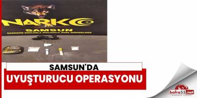 Samsun'da uyuşturucu operasyonu: 5 gözaltı