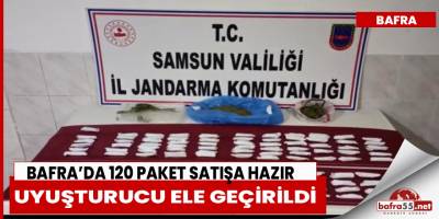 Bafra'da satışa hazır uyuşturucu ele geçirildi
