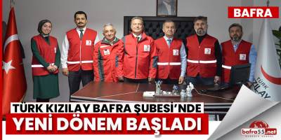 Türk Kızılay Bafra Şubesi’nde Yine Dönem Başladı