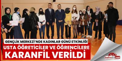 Bafra'da 8 Mart Dünya kadınlar Günü Etkinliği