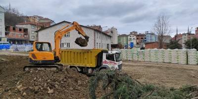 Türkeli İmam Hatip Ortaokulu için ilk kazma vuruldu