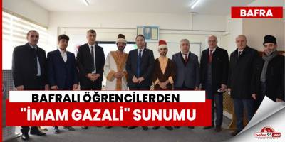 Bafralı Öğrencilerden "İmam Gazali" Sunumu