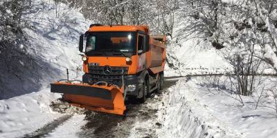 Samsun'da 25 kırsal mahalle yolu ulaşıma kapalı