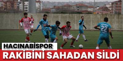 Hacınabispor rakibini sahadan sildi
