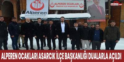 Alperen Ocakları Asarcık İlçe Başkanlığı Dualarla Açıldı