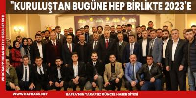 "Kuruluştan bugüne hep birlikte 2023'e"