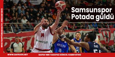 Samsunspor Potada güldü