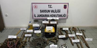 19 Mayıs'ta Kaçak kazıya suçüstü: 3 gözaltı