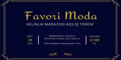 Favori Moda Açılıyor