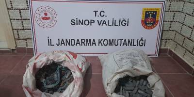 Sinop'ta 100 bin lira değerinde ağ kurşunları çalındı