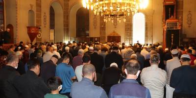 Samsun'da 2 yılın ardından ilk teravih