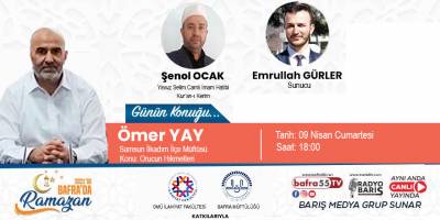 İlkadım Müftüsü 2022'de Ramazanın konuğu