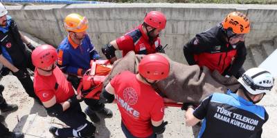 Samsun tarihinin en büyük tatbikatı: Ladik depremi prova edildi