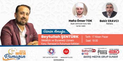 Beytullah ŞENTÜRK 2022 'de Ramazanın Konuğu