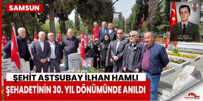 Şehit Astsubay şehadetinin 30. yıl dönümünde anıldı