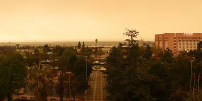 Samsun gündüz vakti geceyi yaşadı