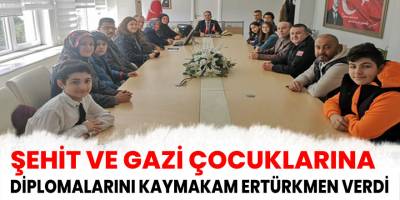 Şehit ve Gazi çocuklarına ödül töreni